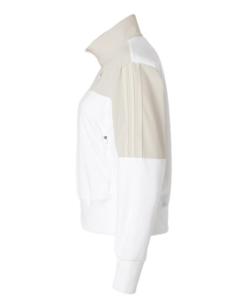 Adidas A601 Women's Fleece Quarter-Zip Pullover #color_Alumina