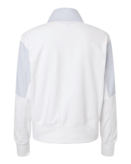 Adidas A601 Women's Fleece Quarter-Zip Pullover #color_Halo Blue