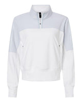 Adidas A601 Women's Fleece Quarter-Zip Pullover #color_Halo Blue