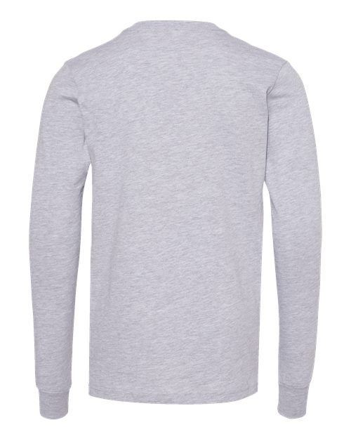 Bella + Canvas 3501Y Youth Jersey Long-Sleeve T-Shirt #color_ATHLETIC HEATHER