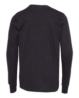 Bella + Canvas 3501Y Youth Jersey Long-Sleeve T-Shirt #color_BLACK HEATHER