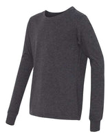 Bella + Canvas 3501Y Youth Jersey Long-Sleeve T-Shirt #color_DK GREY HTHR