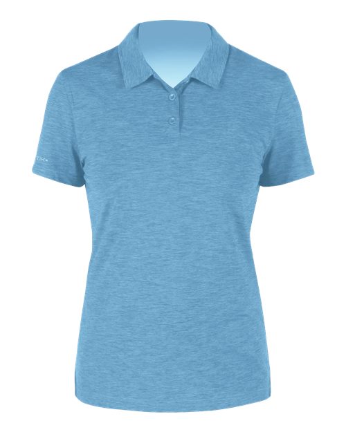 ANETIK WPBRZS1 Women's Breeze Tech Polo #color_Bahama Heathered