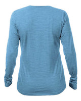 ANETIK WSBRZL0 Women's Breeze Tech Long Sleeve T-Shirt #color_Bahama Heathered