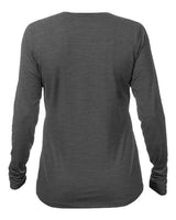 ANETIK WSBRZL0 Women's Breeze Tech Long Sleeve T-Shirt #color_Charcoal Heathered