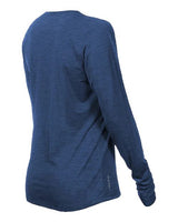 ANETIK WSBRZL0 Women's Breeze Tech Long Sleeve T-Shirt #color_Navy Heathered