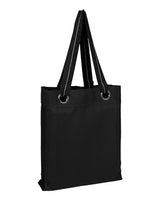 Q-Tees Q1630 Large Grommet Tote #color_Black