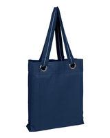 Q-Tees Q1630 Large Grommet Tote #color_Navy