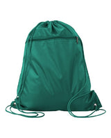 Q-Tees Q135200 Polyester Cinchpack #color_Kelly Green