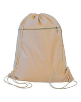Q-Tees Q135200 Polyester Cinchpack #color_Natural