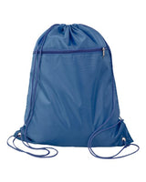 Q-Tees Q135200 Polyester Cinchpack #color_Navy