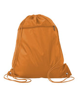 Q-Tees Q135200 Polyester Cinchpack #color_Orange