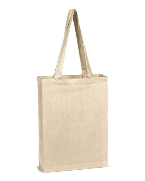 Q-Tees Q800GS Canvas Gusset Promotional Tote #color_Natural