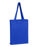 Q-Tees Q800GS Canvas Gusset Promotional Tote #color_Royal