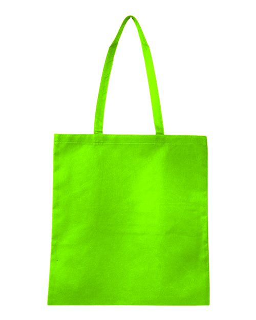 Q-Tees Q126300 Non-Woven Tote Bag #color_Lime Green