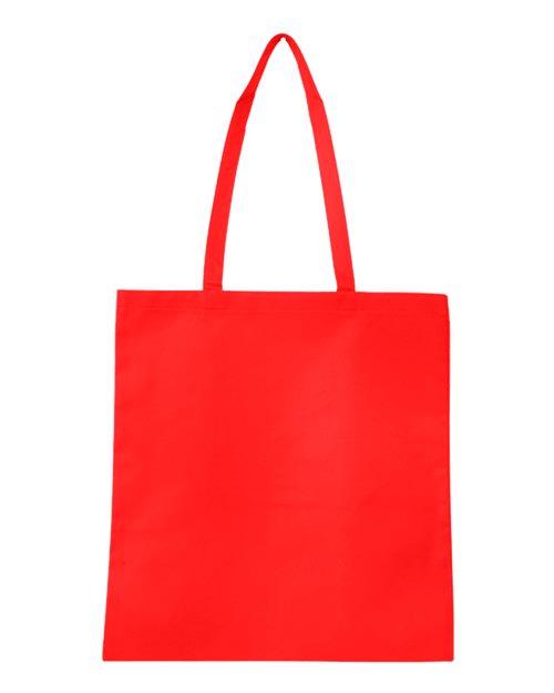 Q-Tees Q126300 Non-Woven Tote Bag #color_Red