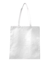 Q-Tees Q126300 Non-Woven Tote Bag #color_White