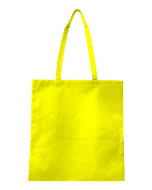 Q-Tees Q126300 Non-Woven Tote Bag #color_Yellow