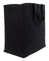 Q-Tees S900 Sustainable Grocery Bag #color_Black