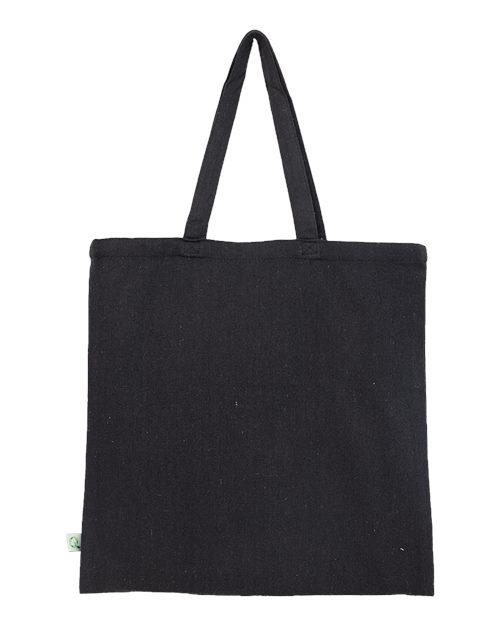 Q-Tees S800 Sustainable Canvas Bag #color_Black