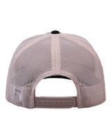 The Game GB452E Everyday Trucker Cap #color_Khaki/ Navy/ Stone