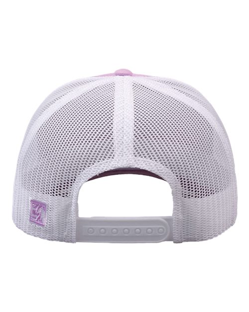 The Game GB452E Everyday Trucker Cap #color_Wisteria Pink/ White