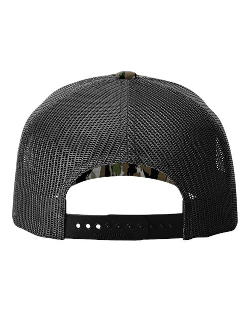 Richardson 112PFP Five-Panel Printed Trucker Cap #color_Realtree Original/ Black
