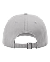 Richardson 326 Peach Twill Dad Hat #color_Grey