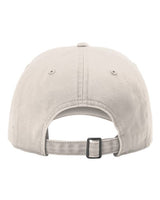 Richardson 326 Peach Twill Dad Hat #color_Stone