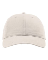 Richardson 326 Peach Twill Dad Hat #color_Stone