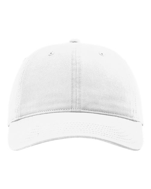 Richardson 326 Peach Twill Dad Hat #color_White