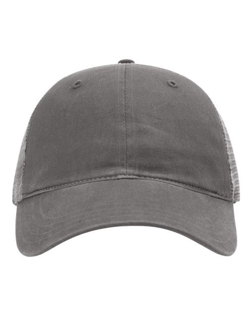 Richardson 111 Garment-Washed Trucker Cap #color_Charcoal