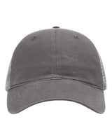 Richardson 111 Garment-Washed Trucker Cap #color_Charcoal