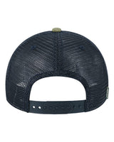LEGACY DTA Dashboard Trucker Cap #color_Stone/ Olive/ Navy