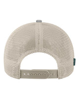 LEGACY MPS Mid-Pro Snapback Trucker Cap #color_Melange Grey/ Pacific Blue/ Stone