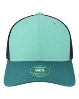 LEGACY MPS Mid-Pro Snapback Trucker Cap #color_Mint/ Marine/ Navy