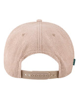 LEGACY ROADIE Five-Panel Trucker Cap #color_Dusty Rose Corduroy