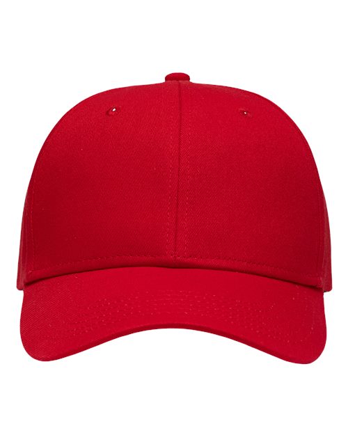 Sportsman SP1400 Lo-Pro Solid Back Traditional Trucker Cap #color_Red