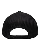 Sportsman SP1450 Traditional Lo-Pro Mesh Back Trucker Fit Cap #color_Black Camo/ Black