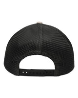 Sportsman SP1450 Traditional Lo-Pro Mesh Back Trucker Fit Cap #color_Chino Khaki/ Black