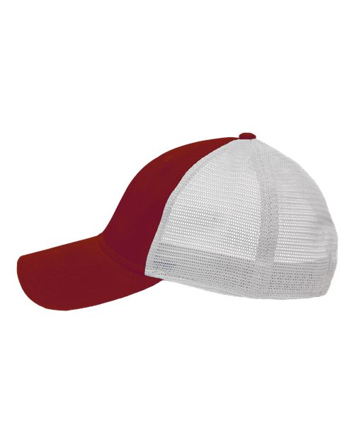 Sportsman SP1750 Mesh Dad Hat Fit #color_Cardinal/ Stone