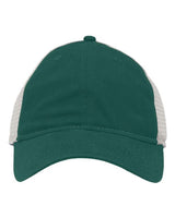 Sportsman SP1750 Mesh Dad Hat Fit #color_Forest Green/ Stone