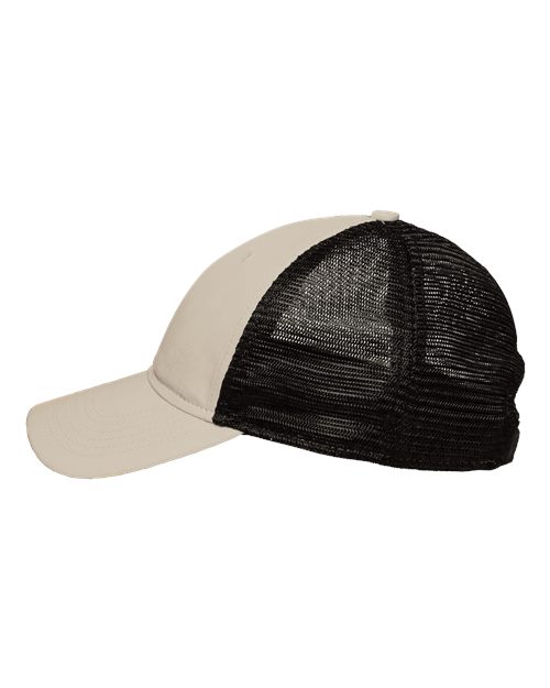 Sportsman SP1750 Mesh Dad Hat Fit #color_Khaki/ Black