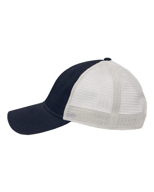 Sportsman SP1750 Mesh Dad Hat Fit #color_Navy/ Stone