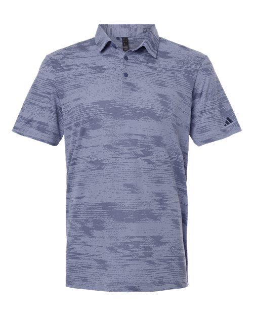 Adidas A2005 Ultimate365 Textured Stripe Polo #color_Blue Spark/ Preloved Ink