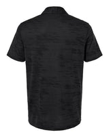 Adidas A2005 Ultimate365 Textured Stripe Polo #color_Carbon/ Black