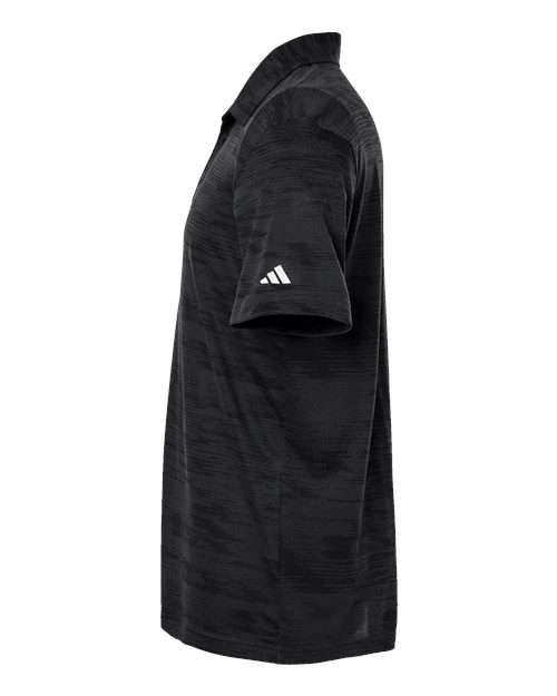 Adidas A2005 Ultimate365 Textured Stripe Polo #color_Carbon/ Black