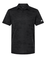 Adidas A2005 Ultimate365 Textured Stripe Polo #color_Carbon/ Black