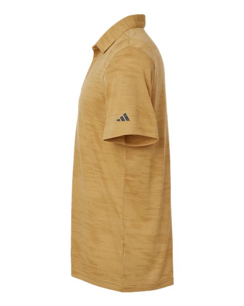 Adidas A2005 Ultimate365 Textured Stripe Polo #color_Oat/ Golden Beige