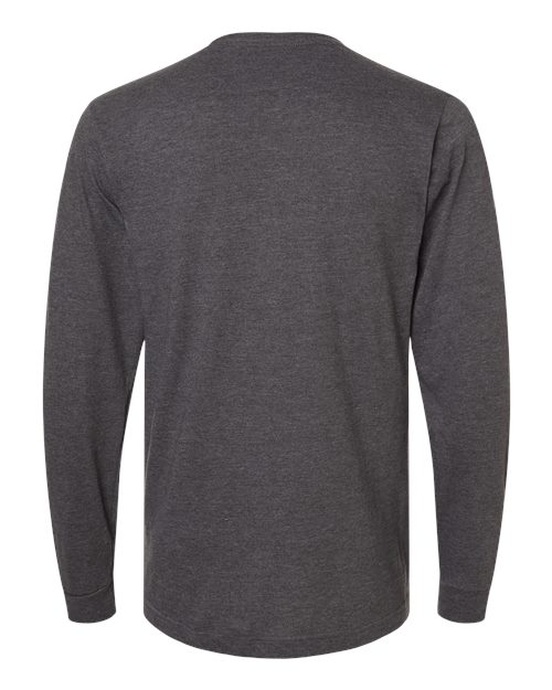 Tultex 202LS Fine Jersey Long Sleeve T-Shirt #color_Heather Charcoal